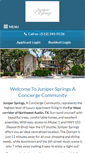 Mobile Screenshot of juniperspringsapartments.com